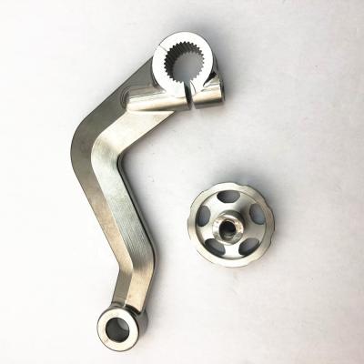 China BMX MTB mountain bike titanium crank in titanium single crank titanium bicycle parts bicycle cranks for sale