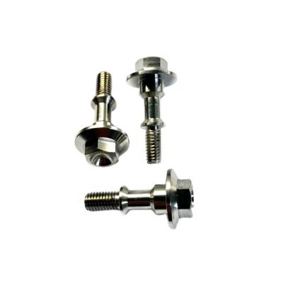 China BMX Customize GR5/Ti6al4v g Head Titanium Hex Flange Banjo Bolt For Motorcycle Racing Parts for sale