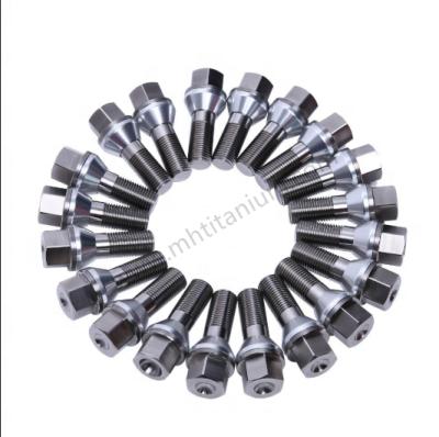 China Racing car titanium wheel lug bolt m14 x titanium 1.5 for racing car parts for sale