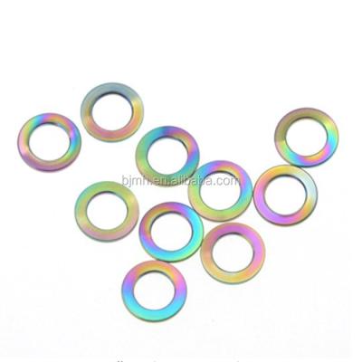 China High Quality Titanium Alloy China M6 Plates And Titanium Colored Grade 5 Titanium Gaskets For Motorcycle Parts for sale