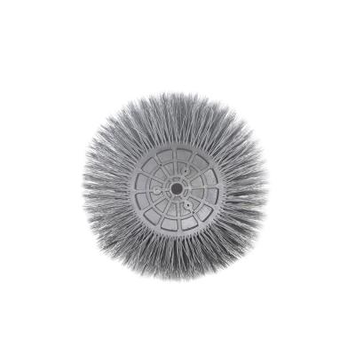 China Durable Nylon Bristle Snow Sweeping Durable Floor Scrubber Disc Brush for sale