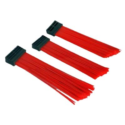 China Durable.Wear-resistant cleaning brushes for sale good quality red square road cleaning brushes for sale