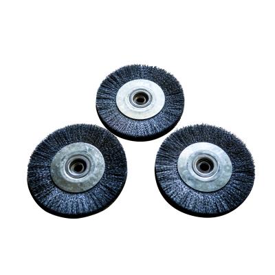 China Durable Industrial Prices Abrasive Nylon Cylindrical Roller Polishing Brush for sale