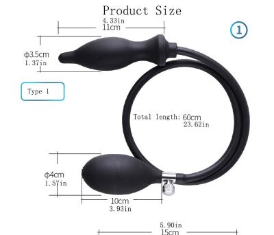 China Oversized Silicone Inflatable Butt Plugs For Gays And Lesbians Butt Anal Dilators Pumps Large Inflatable Dildo Sex Toys Zys-c147 for sale