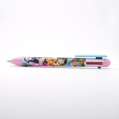 China Promotional Multicolor Plastic Ballpoint Pen Jumbo Pen With OEM Printing Pen for sale