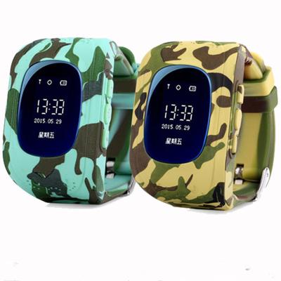 China 2017 q50 color military smart watch, baby smart watch q50 military gps watch 0.96inch for sale