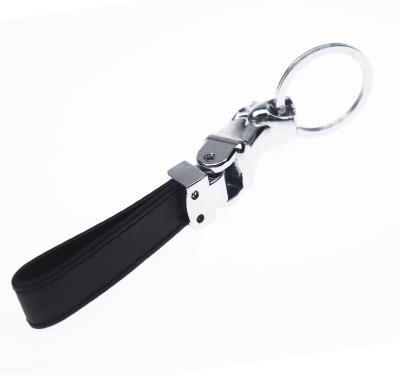 China Over 5 Years Wholesale Custom Leather Car Key Chain Logo Metal Car Key Chain for sale