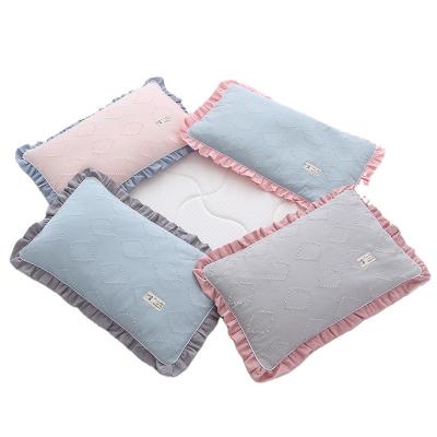 China Nondisposable petal single pillow double layer yarn rectangular buckwheat shell filled single pillow adult sleep pillow wholesale for sale