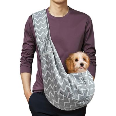 China Vancharli Breathable Single Shoulder Pet Bag Puppy Carrier Easy-carrying Tote Pet Dog Sling Carrier For Small Animals for sale