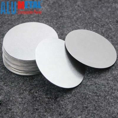 China Signs Personalized Custom 1 1/4 Inch Round Stamping Aluminum Blanks For Card Disc for sale