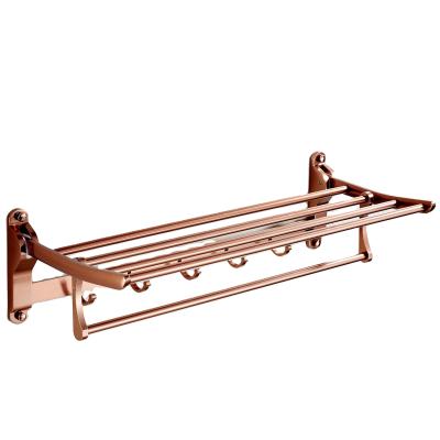 China Modern Cheap Modern Bathroom Wall Installation Space Electric Heating Aluminum Towel Rack for sale