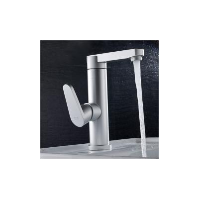 China Modern Space Water Faucet Kitchen Aluminum Material 35mm Key Type Faucets for sale