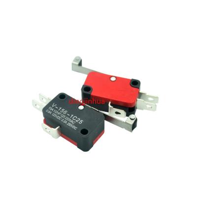 China Micro Switch V-156-1C25 With Long Wheel Small Stroke Limit Micro Switch V-156-1C25 for sale