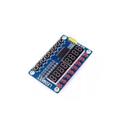 China TM1638 8 Buttons TM1638 Tube LED Digital PCBA Electronic Numeric Keypad 8 Bit Digital Tube LED Board PCBA Board TM1638 8 Buttons Digital Display Module TM1638 8 Buttons for sale