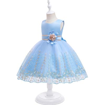 China Washable Kids Party Dresses For Girls Bridesmaid Wholesale Dress Partywear New Design Fancy Dress for sale