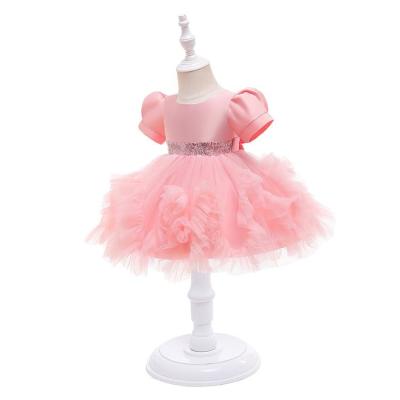 China Washable Professional Manufacturing Children's Women's Color Dress Contrasting Girl Child Big for sale