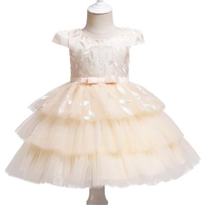 China Best Washable Selling Children's Princess Dress Birthday Show Dress Cake Tutu Skirt Kids Dress for sale