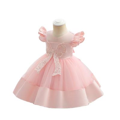 China Hot Sale Girl's Washable Princess Bridesmaids Party Dress Frock Summer Elegent Princess Dress for sale