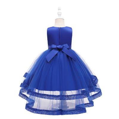 China Factory Supply Washable Girl's Performance Dress Sequin Princess Dress for sale