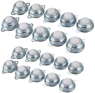 China Contemporary Self Adhesive Wheels 8 PCs Surround Plastic Wheel Caster Element Universal 360 Degree Swivel Steel Ball Pulley Pulley for sale