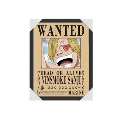 China Japan 3d poster one piece anime wanted 3d poster home decor with frame for sale