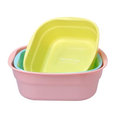 China Portable Plastic Foot Foot Bathtub Shatter Proof Baby Wash Basin Baby Donkey Face Wash Kids Wash Basin Kids for sale