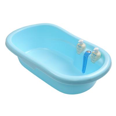 China Baby Washing Helpfully Good Plastic Baby Bathtub Set Thermo Sensitive Bathtub For Kids Bath Tub With Thermometer for sale