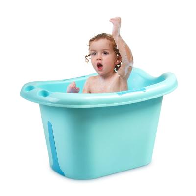 China Baby Usefully Washing Environmental Protection Plastic Baby Tub Bucket Baby Tub With Seat for sale