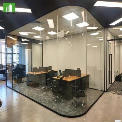 China Modern office glass partition systems /office privacy walls /glass office partitions used for sale