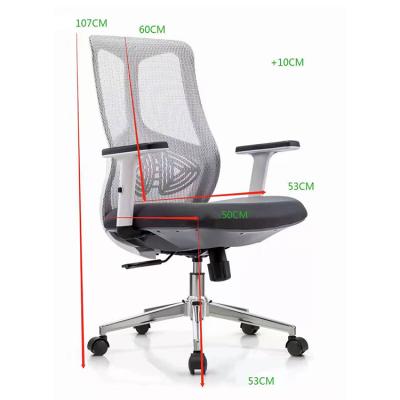 China New Design Ergonomic Mesh Office Chair Office Furniture Sale Back Executive Office Chair (Height) Adjustable High for sale