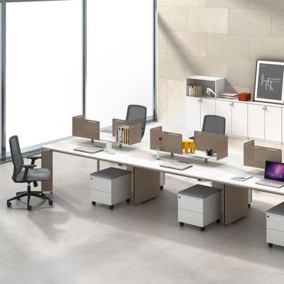 China Convertible Modern Executive Office Desk Modern Cubicle Workbench For Workstation Workshop Office Wooden Table for sale