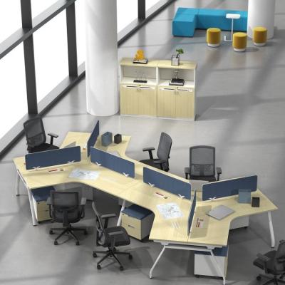 China Modern Executive Office Workstation Workstation Convertible Wooden Cubicle Office Workbench For Workshop Office Table for sale