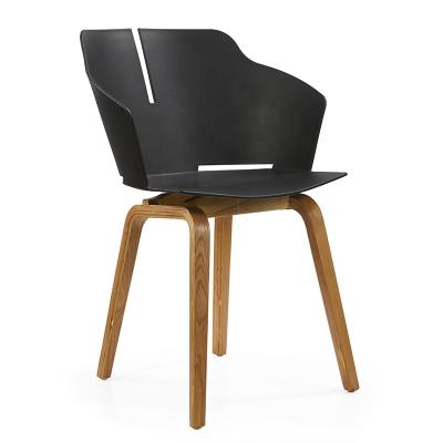 China (Size) adjustable popular wooden plastic pp chair for new pp restaurant retail sales and wholesale chairs for sale