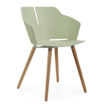 China (Size) adjustable popular wooden plastic pp chair for new pp restaurant retail sales and wholesale chairs for sale