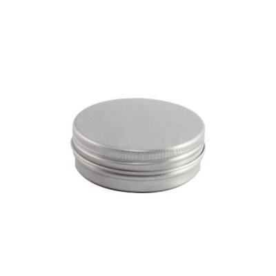 China Eco-friendly Tin Box 30g 30ml 1oz Screw Lid Metal Aluminum Tin Jar Box For Cosmetic Facial Balm Packaging for sale