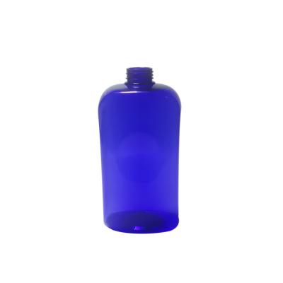 China Household products 1000ml transparent blue PET plastic bottle for cosmetic use, liquid soap bottle, lotion bottle for sale