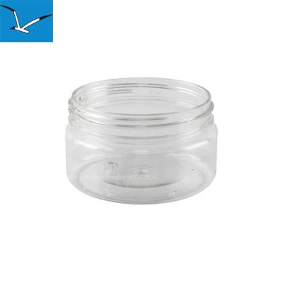 China Eco-friendly Aluminum Screw Lid Cap And Skin Care Cream Use 100ml Plastic Cosmetic Jar for sale