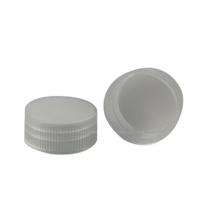 China 32mm clear non refillable plastic cap screw cap cap used for milk bottle water bottle for sale