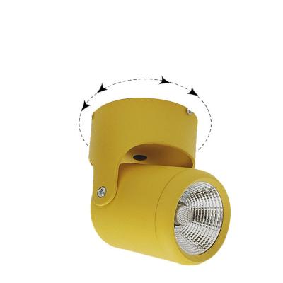 China Modern 360 degree rotatable macaron downlight aluminum housing for sale for sale