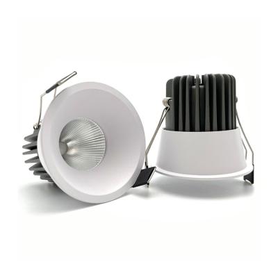 China High Lumens Energy Saving No Flickering Dimmable Downlights Recessed Spot Light Led Spotlights for sale