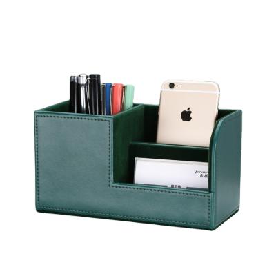 China Handmade Multifunctional Office Organizer Pen Holder Stand Desk Accessories Supplies Stationery for sale