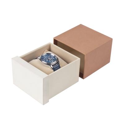 China Recyclable Paper Watch Packaging Box With Drawer Customized Watch Box Gift Box for sale