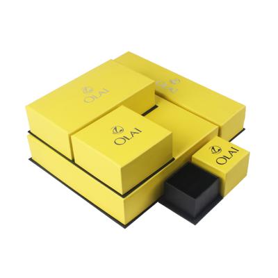 China Custom MDF Jewelry Storage Logo Paper Jewelry Packaging Box for sale