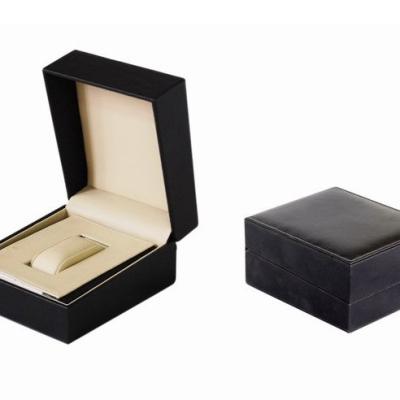 China Wholesale custom logo watch packaging watch storage display PU leather watch box packaging for sale