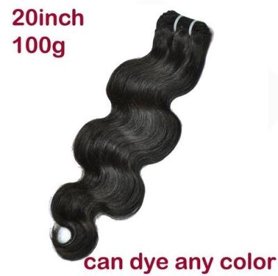 Chine prolongements brésiliens de cheveux de la vague 100% du corps 1PCS les nouveaux 100g teignent n'importe quelle couleur 20