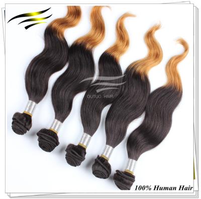 China Superior Quality AAAAAA Ombre European Virgin Human Hair Extensions body wave 28'' for sale