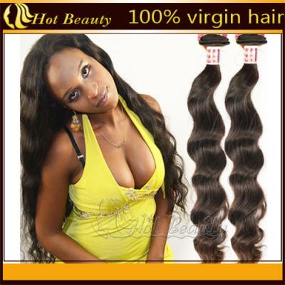 China Curly Virgin Brazilian Remy Human Hair Extensions Natural Brown Color for sale