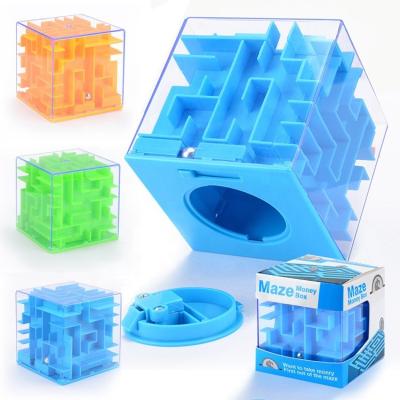 China Cartoon Toy Hot Selling 3D Rotation Decompression Labyrinth Magic Cube/Child Intelligence Puzzle Toys for sale