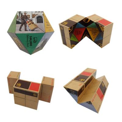 China Cartoon Toy Speed ​​Twist Polyhedron Riddle Puzzle Diamond Plastic Cube for sale