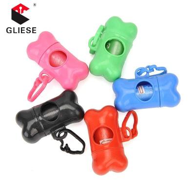 China Sustainable Portable Wholesale Colorful Cute Type Biodegradable Pet Poop Bone Bag for sale